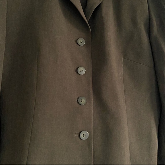 Casual Corner Dark Green Blazer 8 - Picture 2 of 7